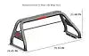 Black Horse Off Road RB001BK-PLB Steel Not Compatible with Tonneau Cover