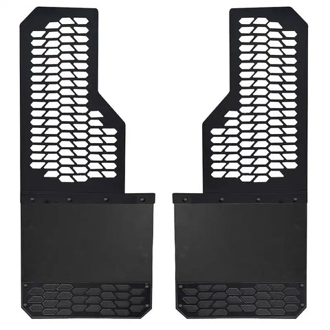 Putco 78260 - Mud Skins Flaps Carbon Black HDPE Features Hex Shield