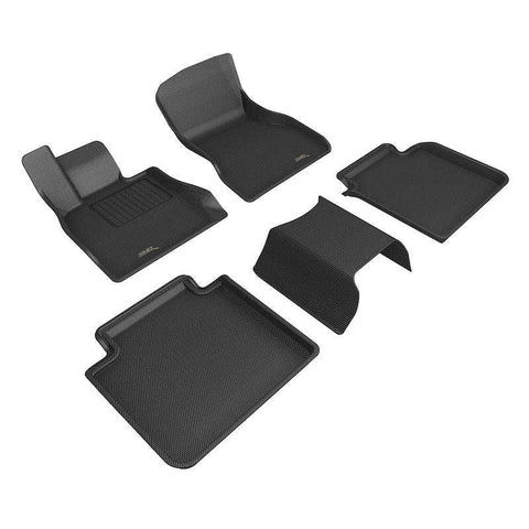 3D MATS/U-AC L1BM13601509 KAGU FLOOR MAT; BLACK; 5 PC.; 2 PC.