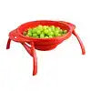 COLLAPSIBLE COLANDER  RED