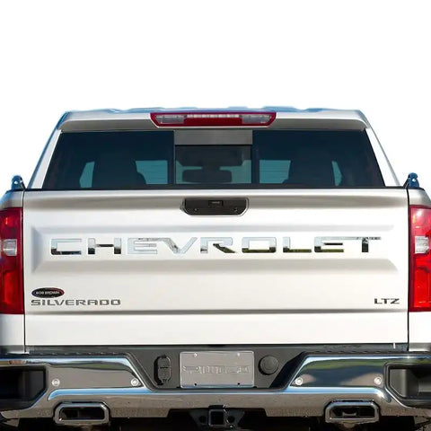 Putco 55550GM - Chevrolet Tailgate Lettering Stainless Steel Cut Letters