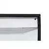 COM SADDLE - STEEL  WHITE