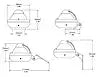 COMPASS  BRKT MNT  2' DIAL  BLACK