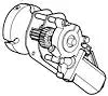 CAREFREE MOTOR ASSY- WHIT
