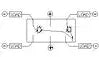 ROCKER SWITCH  CONTURA XIV DPDT  IL