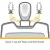 RAPTOR DIRECT MNT ANGLE BRKT BLACK