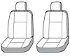 COVERCRAFT SS3509PCCH POLYCOTTON SEATSAVER CUSTOM FRONT R