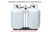 30# DUAL PROPANE BOTTLE RACK