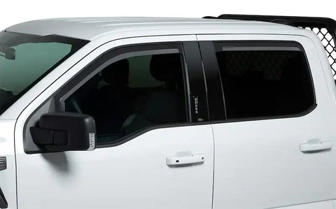 Putco 680220 - Element Window Visors 2 pc. Front Matte Black