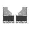 Putco 78485 - Mud Skins Flaps Brushed Stainless Features Hex Shield Solid