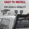 WEATHERGUARD 11904-52-01 LOUVERED ALUMINUM HEADACHE RACK