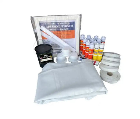 HENG'S IND 9645PRKITW ROLL PVC ROOF KIT WHT 9'6'' X 45'