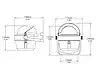 COMPASS  BRKT MNT  2.75' DIAL  GREY