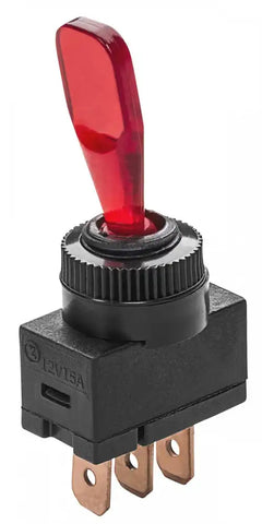 TOGGLE SWITCH  2 POSITION ILLUM. RE