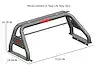 Black Horse Off Road RB002SS-PLB Stainless Steel Compatible with tonneau cover