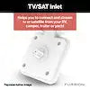 BABY TV INLET  SINGLE F CONNECTOR