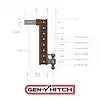 GH-623 MEGA-DUTY 2.5' SHANK 6' DROP 3K TW