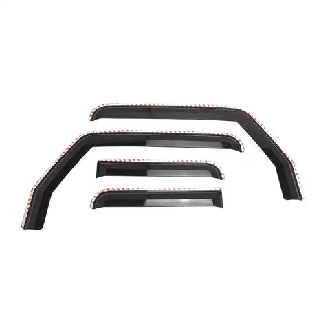 Putco 580220 - Element Tinted Window Visor Tape On 2 pc. Front