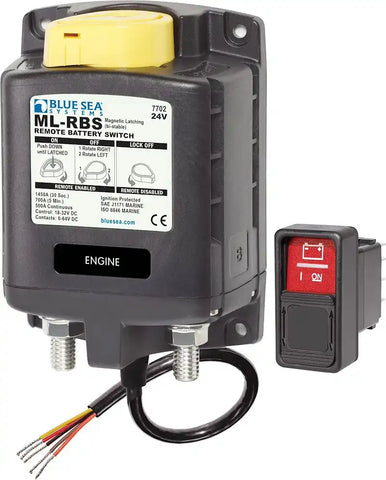 SOLENOID ML 500A 24V RBS W/MANCONT