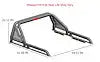 Black Horse Off Road GLRB-01B-PLFR Steel Modular If with the utility track, can't install
