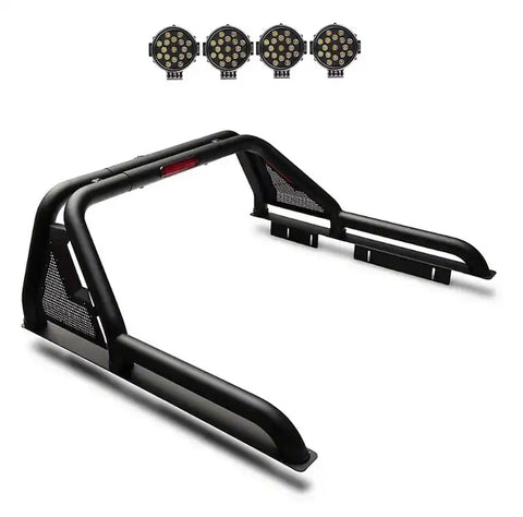 Black Horse Off Road GLRB-03B-PLB Gladiator Roll Bar Kit