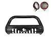 Black Horse Off Road BB096410A-SP-PLFR Satin Steel Skid Plate Blocks sensors