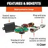 CURT MFG 56506 CUSTOM WIRING HARNESS  4-WAY FLAT O