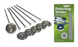 PATIO RUG STAKES 6-PACK