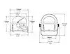 COMPASS  BRKT MNT  3.75' DIAL  BLK.