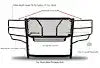 Black Horse Off Road RU-FOF116-B-K1 Rugged Heavy Duty Grille Guard Kit