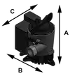 CARTRDGE CMBO BILGE PMP 1000GPH 12V