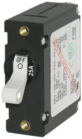 CIRCUIT BREAKER AA1TOGGLE 25A WHT