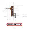 GH-1624 MEGA-DUTY 2.5' SHANK 9' DROP 3.5K T