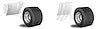 Putco 78395 - Mud Skins Flaps Polished Stainless Steel Features Hex Shield Solid