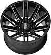WHEEL PROS MO99821063318N MO998 20X10 6X135 G-BLK MILL -18MM