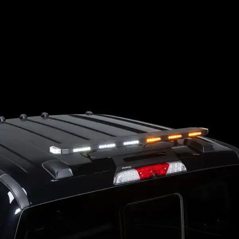 Putco 950236 36 Tri Color Hornet - Amber/Blue/White LED Stealth Rooftop Strobe Light Bar