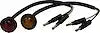 Buyers Products 5627513 Side Marker Light - LED 3/4 Inch Diameter Round 3 LED Red