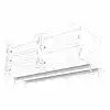 CABINET IN SHELF SUPPORT BAR