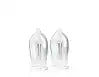 NESTING CHAMPAGNE FLUTE SET