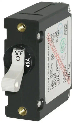 CIRCUIT BREAKER AA1TOGGLE 40A WHT