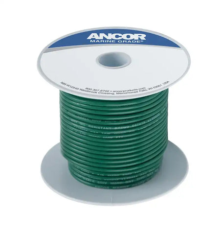 100' #14 GREEN TINNED COPPER