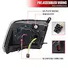 PROJECTOR HEADLIGHTS WITH BLACK HOU