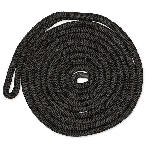 5/8IN-40FT DBLBRD CMP DOCKLINE BLK