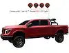 Black Horse Off Road RB-BA1B-PLR Atlas Roll Bar Kit