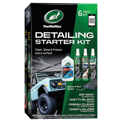 TURTLEWAX 54322 DETAILING STARTER KIT NEW)