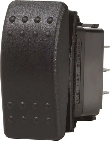 SWITCH CONTURA2 SPDT (ON)OFF(ON) BL