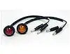 Buyers Products 5627513 Side Marker Light - LED 3/4 Inch Diameter Round 3 LED Red