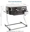 RV OR TRAILER MOUNTED GRILL W/CARRY