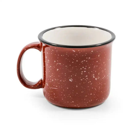Camco 53235 Cup Life Is Better At The Campsite  Coffee Mug 14 Ounce With Handle