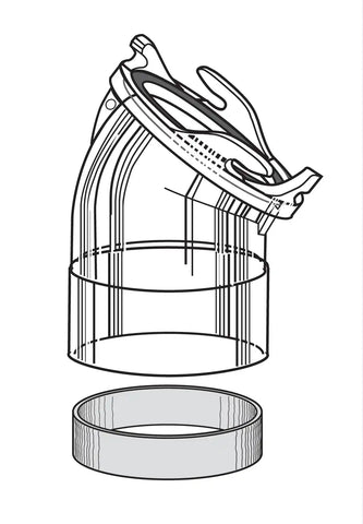 3' SANI-CON ADAPTER